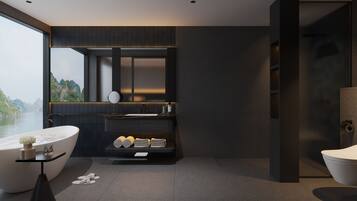 Junior Suite with Ocean View | Bathroom