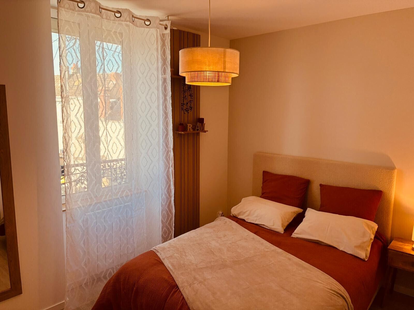 1 bedroom, iron/ironing board, bed sheets