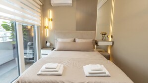 1 室のベッドルーム、アイロン / アイロン台、WiFi、ベッドシーツ