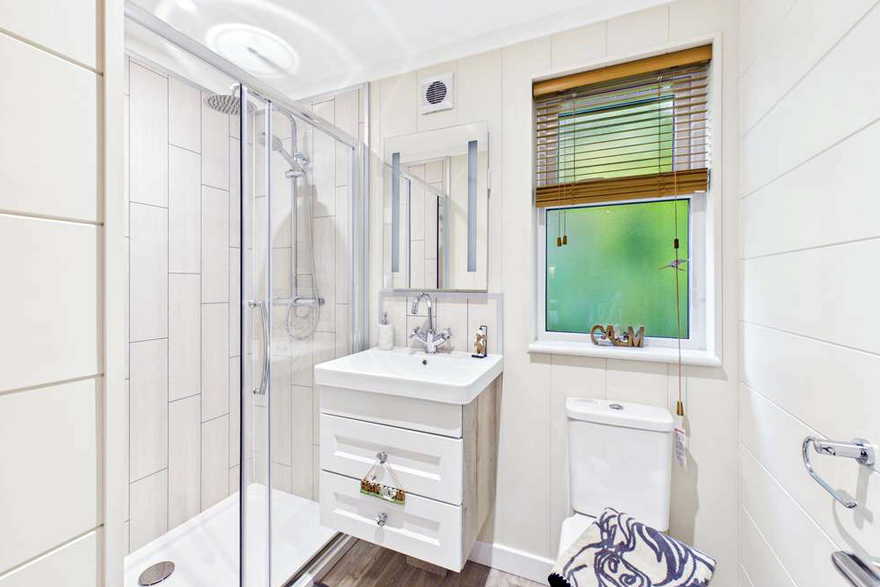 Shower, towels