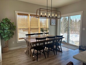 Dining - Entire home in the country for EAA, Oshkosh, WI (Van Dyne)