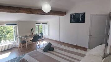 2 bedrooms, desk, travel crib, free WiFi