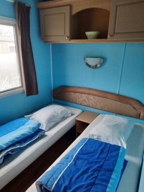 2 bedrooms, free WiFi - 47m2 mobile home with free wifi (Litteau)
