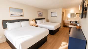 Classic Double Room, 2 Queen Beds | Desk, laptop workspace, WiFi (free)
