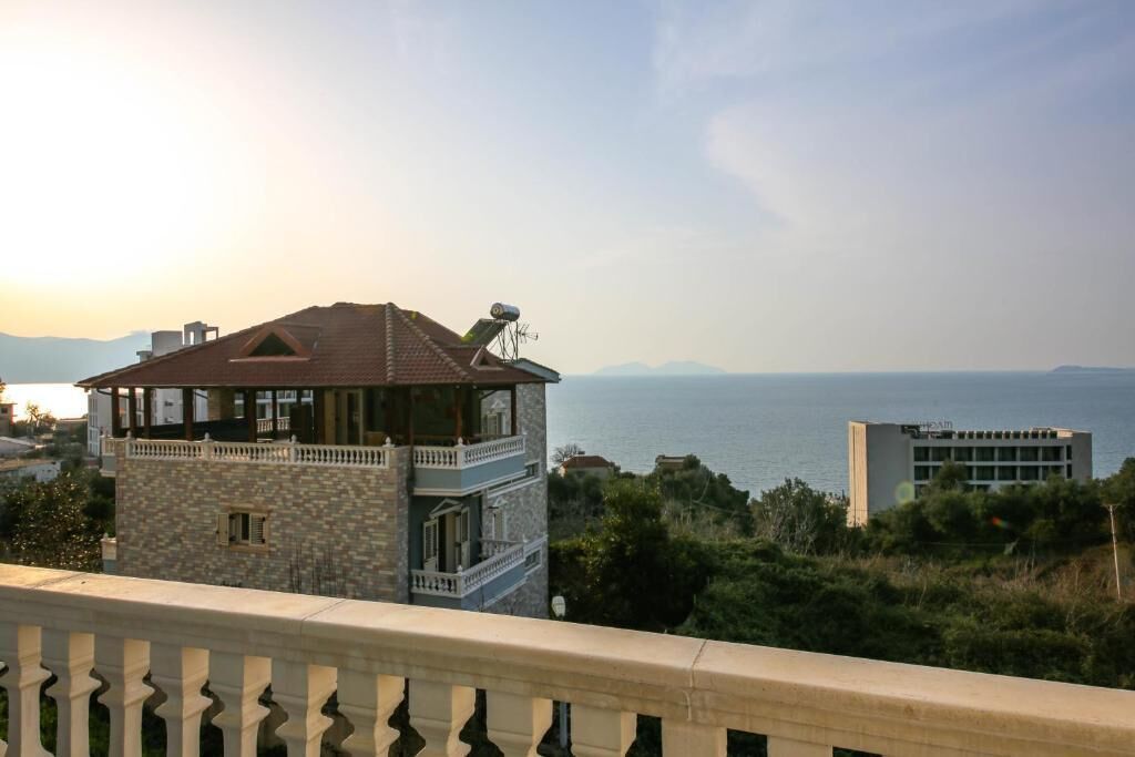 Uitzicht vanaf balkon