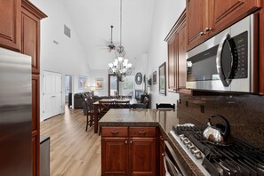 Fridge, microwave, oven, stovetop - 3BR Pet-Friendly Condo w/ Pool & Views (St. George)
