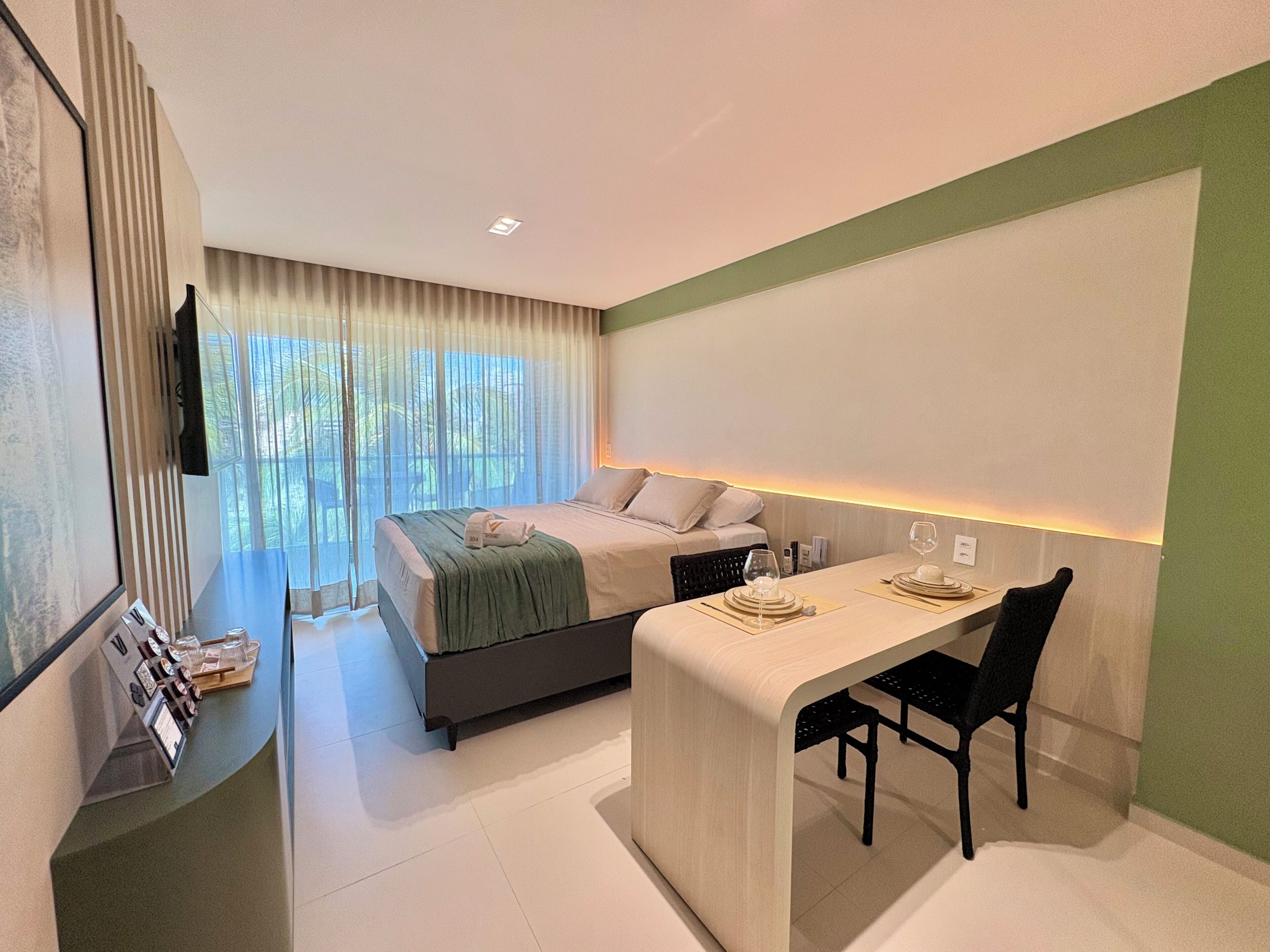 Studio – deluxe, hageutsikt