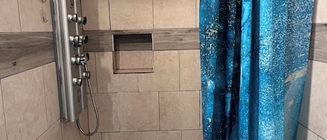 Towels, soap, toilet paper