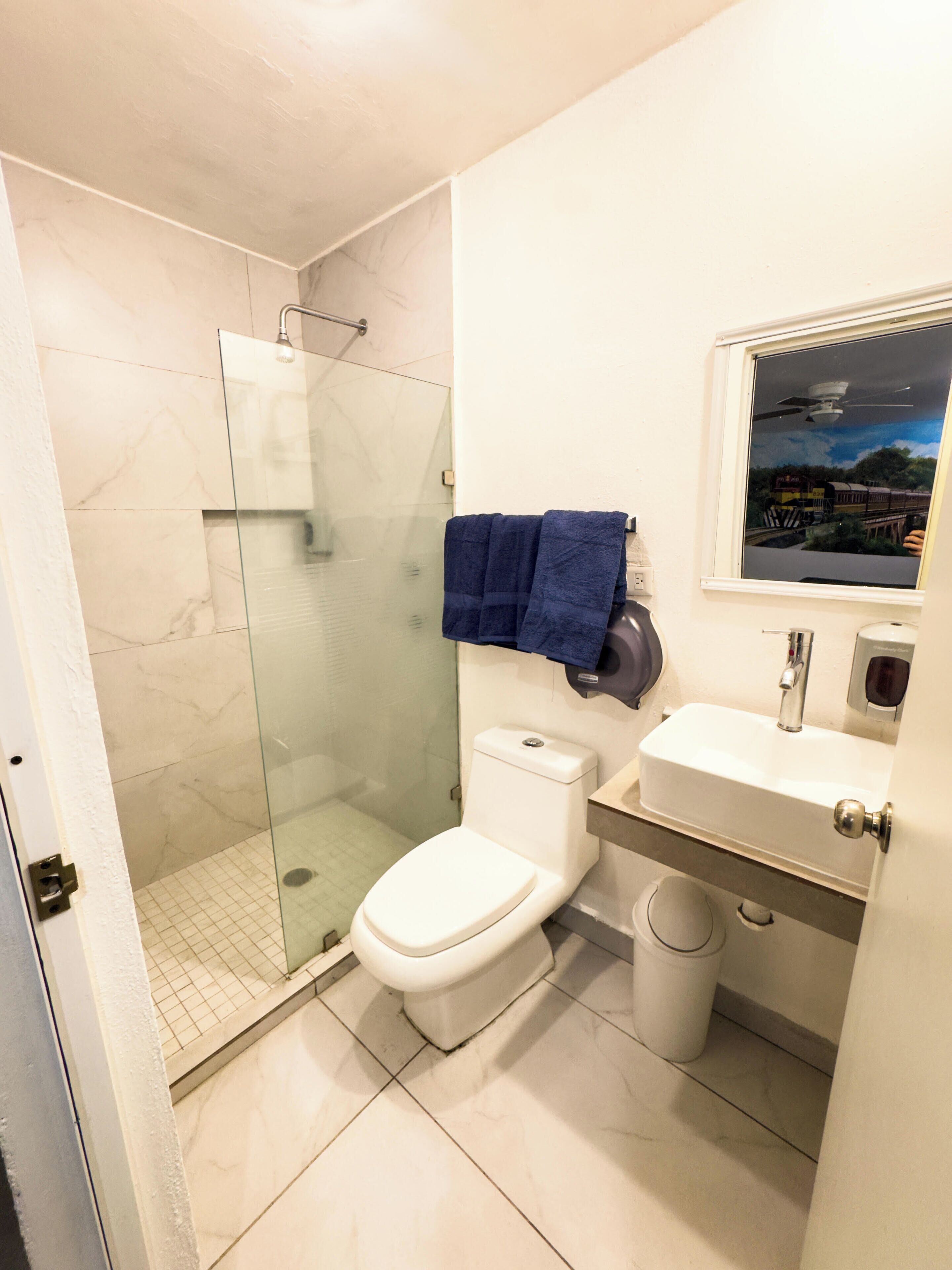 Kamar Standar | Kamar mandi | Shower, handuk, sabun, dan sampo