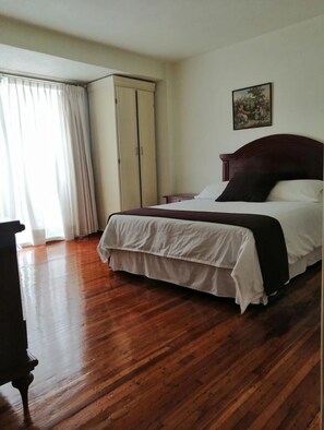 Familie appartement, uitzicht op de stad