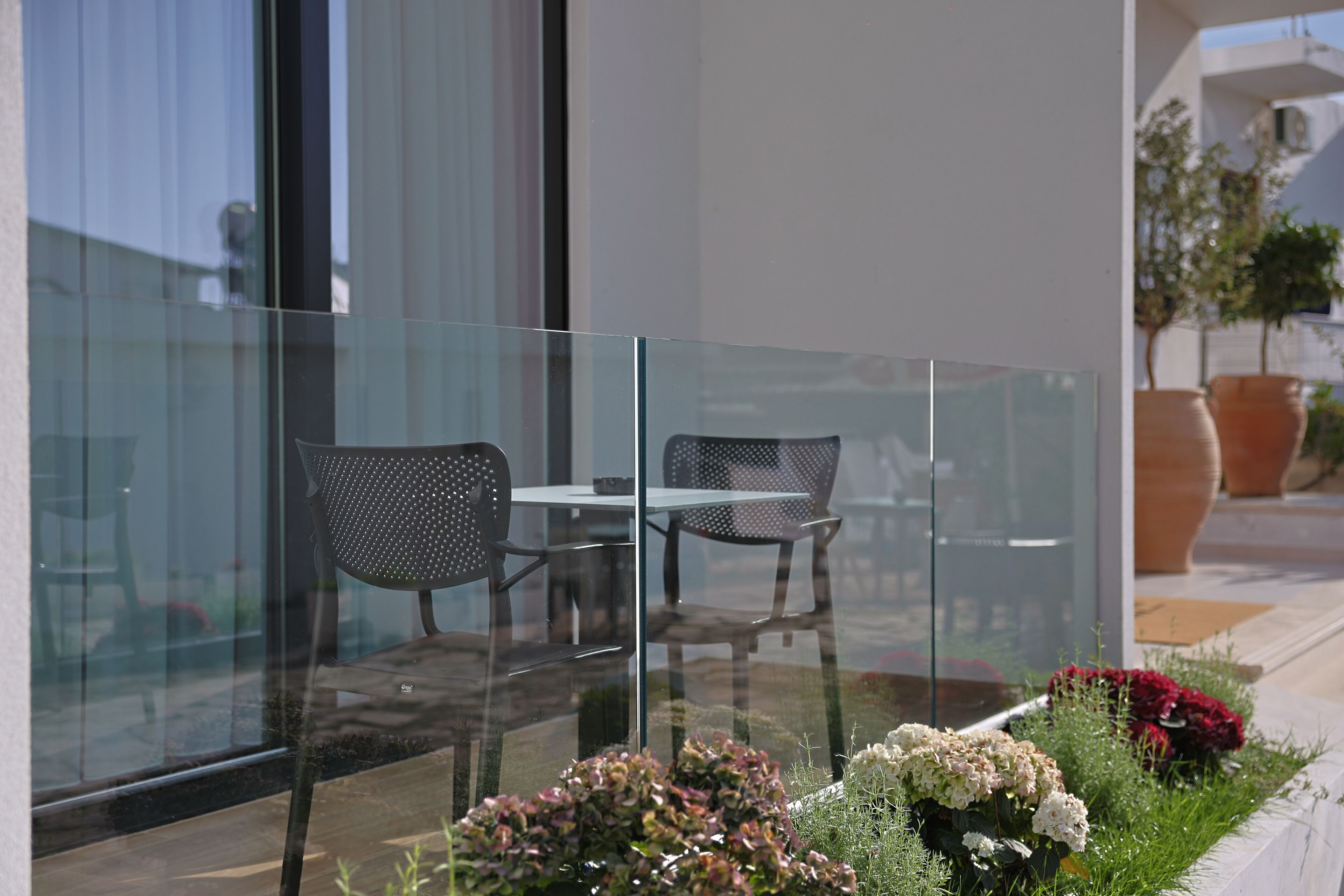 Economy Triple Room, Balcony, Garden View | Balcony view