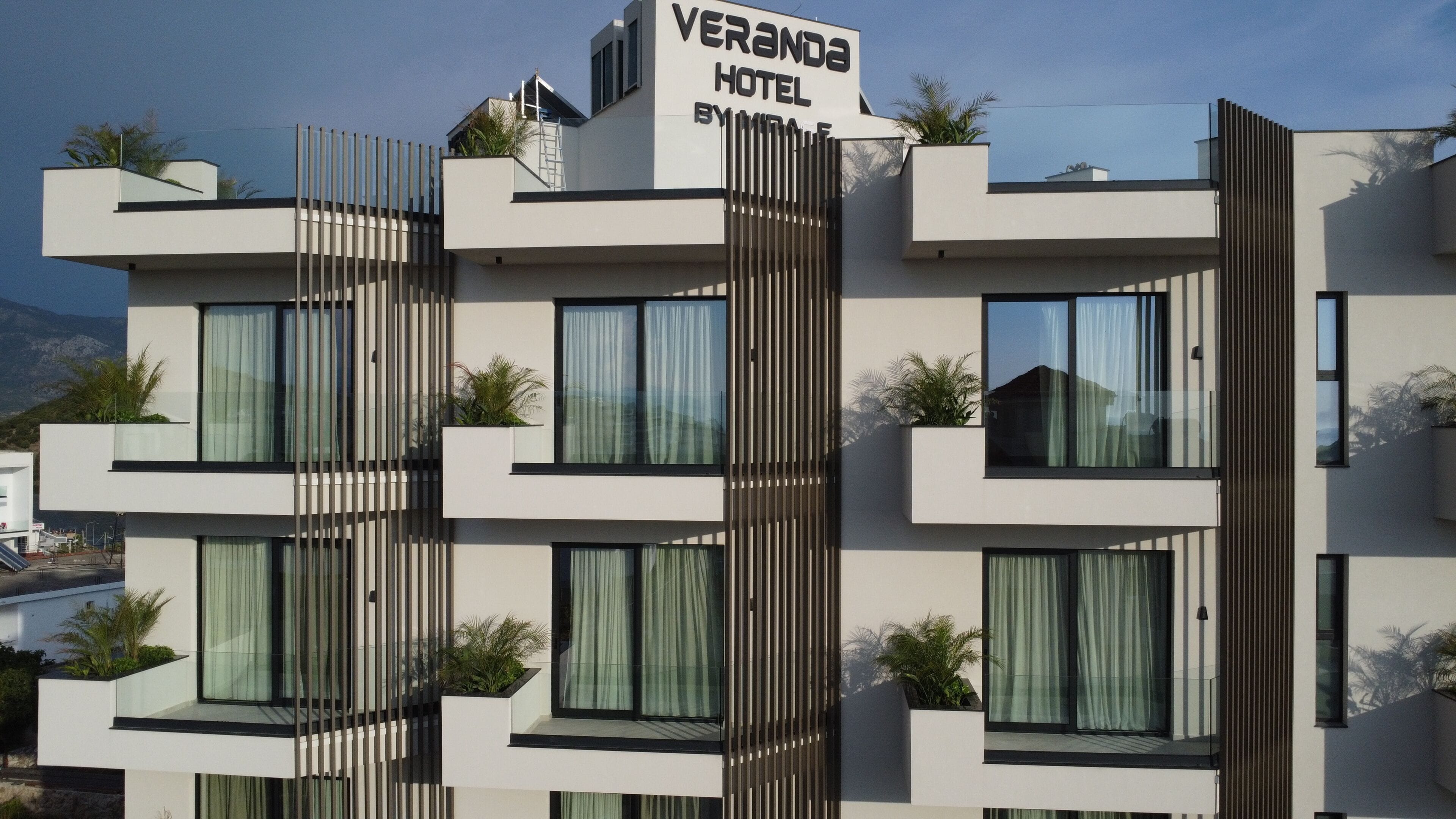 Fassade der Unterkunft