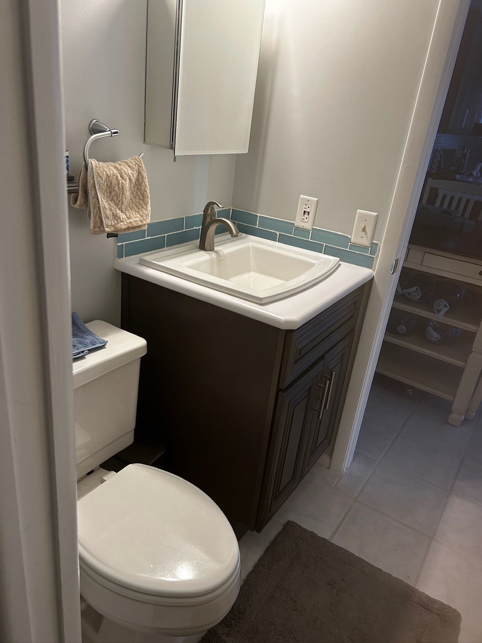 Towels, toilet paper