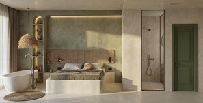 Studio Deluxe, bồn tắm | Bồn tắm ngâm