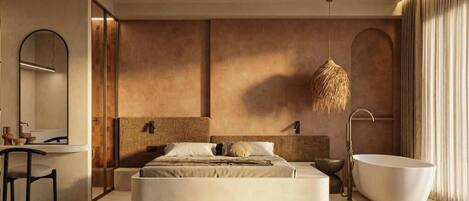 Studio Supérieur, baignoire