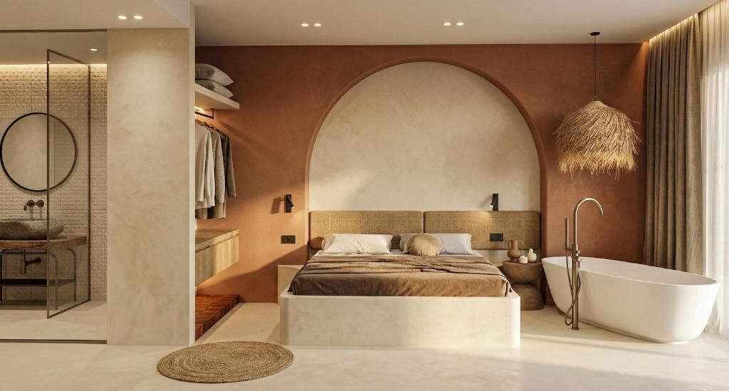 Deluxe Studio, Bathtub | Deep-soaking bathtub