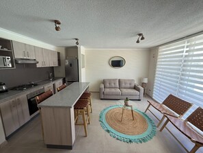 Living area - Family apartment a few steps from the sea. (La Serena)