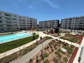 Pool - Family apartment a few steps from the sea. (La Serena)