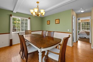 Basic House, Balcony, Mountain View | Dining - Big Bear Nest at Eagle Mountain (Big Bear Lake)