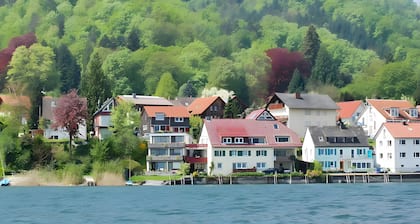 Gästehaus 'Kleines Zimmer am See' mit Gemeinschaftsgarten und WLAN