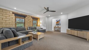 Living area - Route 86 Bright stunning holiday home with private pool. (Bright)