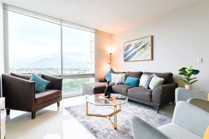 TV - ¡Luxury in Santa Lucía! Wifi, Gym & Pool 6 guests (Monterrey)
