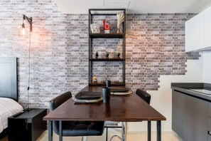 Dining - ¡Loft in Santa Lucía! 3 guests, GYM, Pool, Parking (Monterrey)