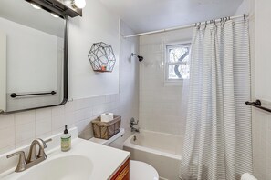 Hair dryer, towels