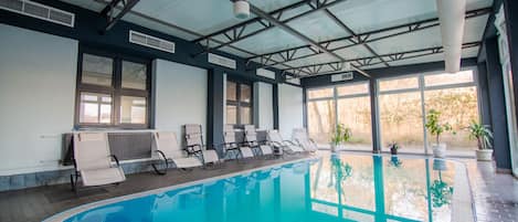 Un sauna, masajes