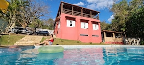Standardzimmer, Veranda, Poolblick | Pool