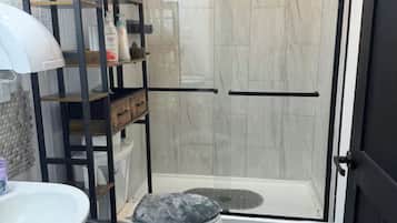Towels, soap, toilet paper