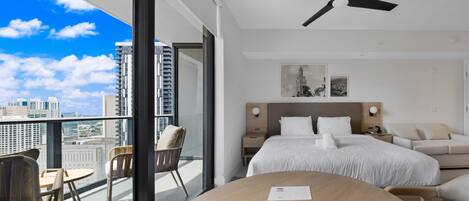 Studio, Balcony, City View