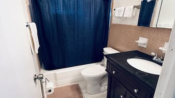 Hair dryer, towels