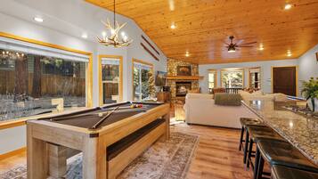 Basic House, Patio, Mountain View | Game room