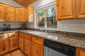 Maison, patio, vue montagne | Cuisine privée