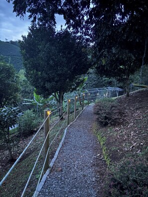 Overnattingsstedets uteområder