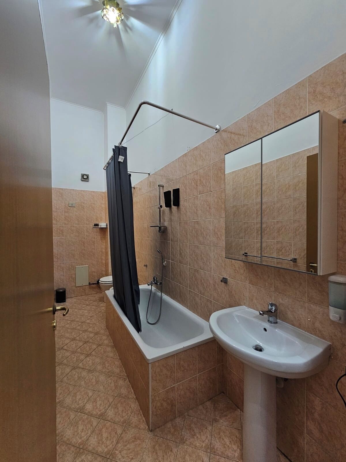 Asciugacapelli, bidet, asciugamani, sapone