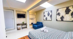 1 bedroom, free WiFi, bed sheets, wheelchair access - Parthenope | Penthouse Pignasecca – Design Suite (Naples)