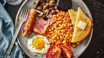 Daily English breakfast for a fee