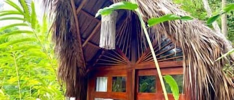 Deluxe Bungalow, Balcony, Pool View | Desk
