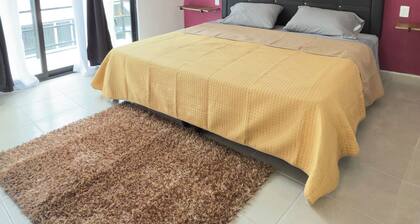 King Bed Climate TV Internet Hot water Parking Garden Central location