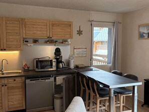 Oven, dishwasher - Convenient apartment near ski lifts - 4 guests (Arâches-la-Frasse)