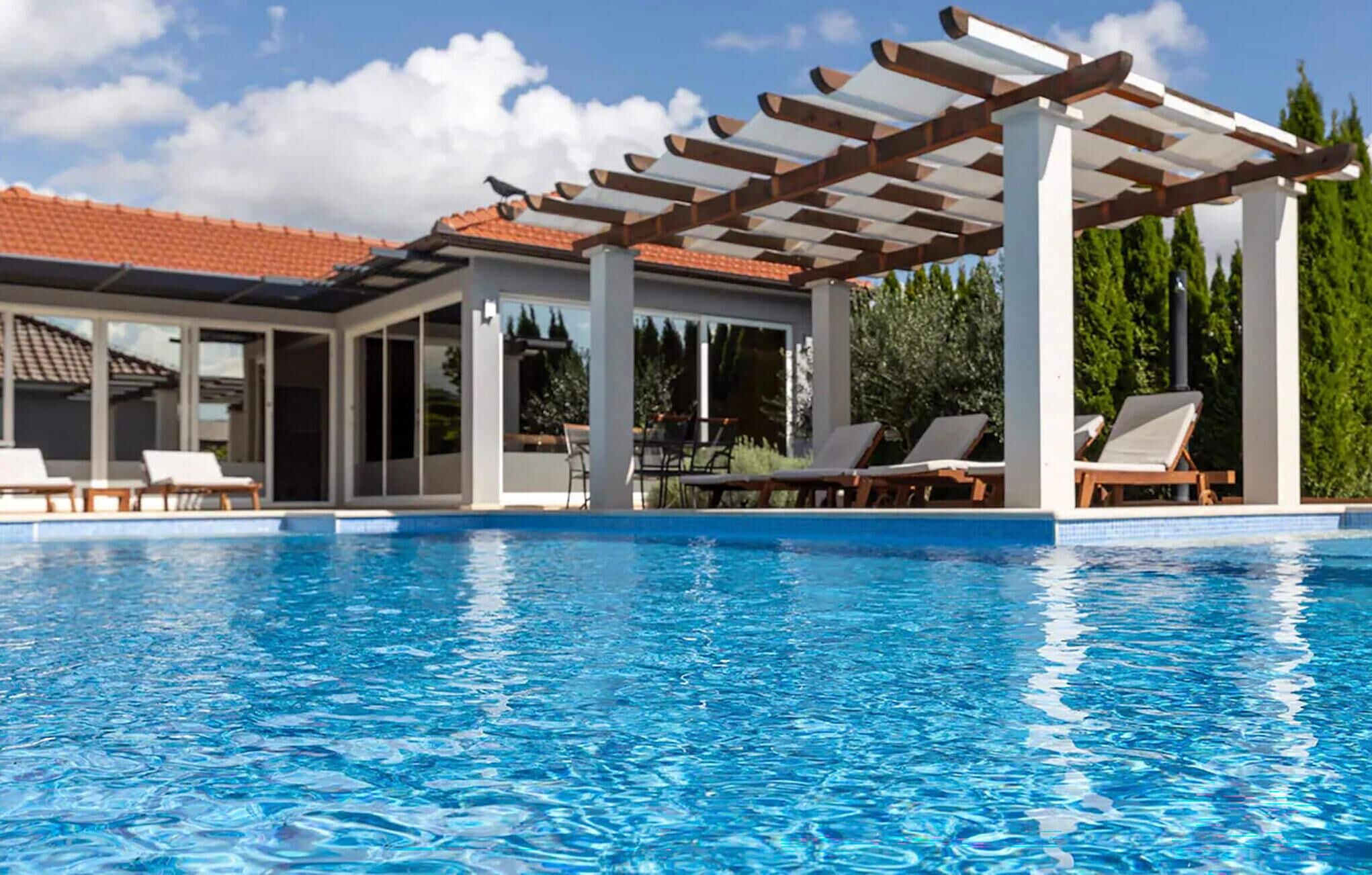 Piscine chauffée