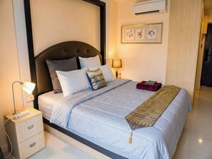 1 bedroom, in-room safe, free WiFi, bed sheets - Pattaya studio - ideally located at Jomtien Beach (Muang Pattaya)