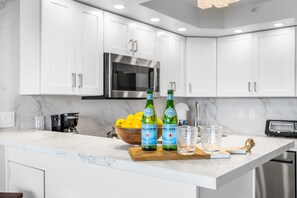 Fridge, microwave, oven, stovetop - NEW Valley Isle | Oceanfront Studio, Recently Renovated with Rental Car Included on 6+ Nights | VIR-107 by KBM (Lahaina)