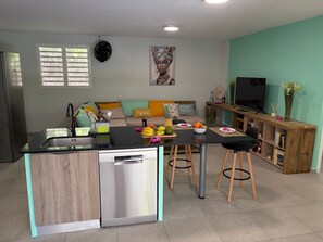 Interior - Villa Papaye with private spa, walking distance to beaches at Helleux Sainte Anne (Sainte-Anne)