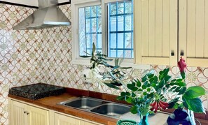 Private kitchen - Casa Castillo Charming Rural Getaway (arahal)