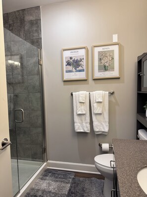 Bathroom - Cozy 1-bedroom condo in beautiful downtown Lawrence (Lawrence)