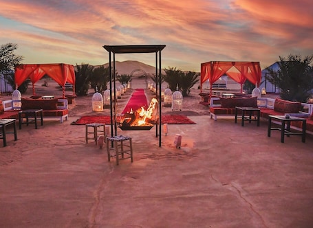 View from room. Epic Merzouga Camp