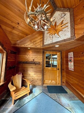 Interior - ADK Getaway with Private Beach Access, Hot Tub & Game Room, Walk to Mirror Lake (Lake Placid)